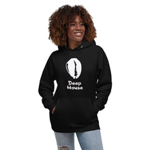 Load image into Gallery viewer, Unisex Hoodie - FRONT Deep House - BACK Ocha Logo
