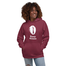 Load image into Gallery viewer, Unisex Hoodie - FRONT Deep House - BACK Ocha Logo
